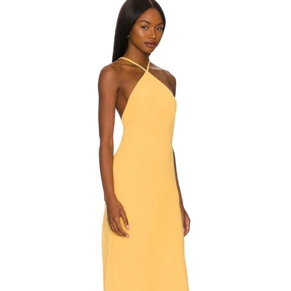 Amanda Uprichard x Revolve Melonie Dress in Citron NWOT - Picture 4 of 10